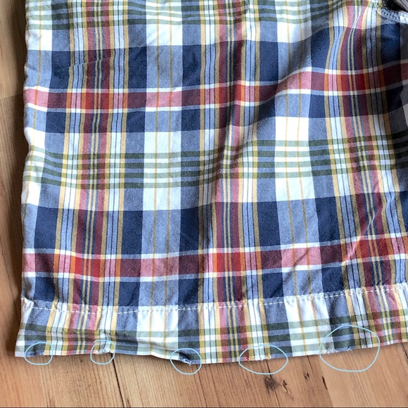 American Eagle Distressed Plaid Shorts Blue Size 32 Men’s - Picture 10 of 15